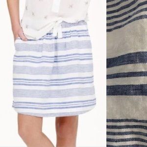 J.Crew | Linen Stripe Skirt